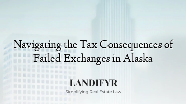 Navigating the Tax Consequences of Failed Exchanges in Alaska
