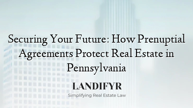 Securing Your Future: How Prenuptial Agreements Protect Real Estate in Pennsylvania