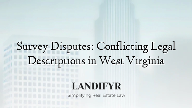 Survey Disputes: Conflicting Legal Descriptions in West Virginia