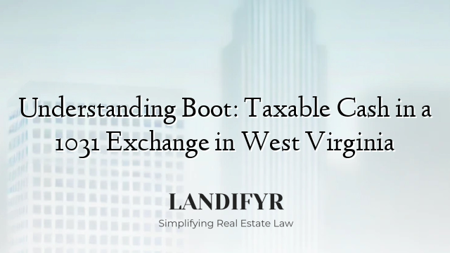 Understanding Boot: Taxable Cash in a 1031 Exchange in West Virginia