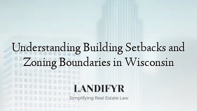 Understanding Building Setbacks and Zoning Boundaries in Wisconsin