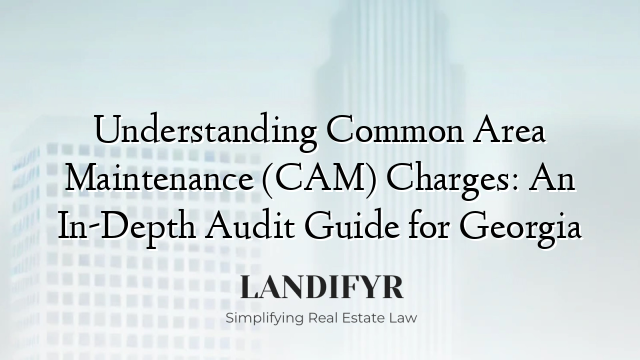 Understanding Common Area Maintenance (CAM) Charges: An In-Depth Audit Guide for Georgia