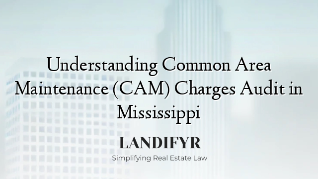 Understanding Common Area Maintenance (CAM) Charges Audit in Mississippi