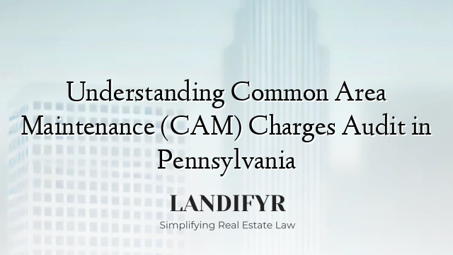 Understanding Common Area Maintenance (CAM) Charges Audit in Pennsylvania