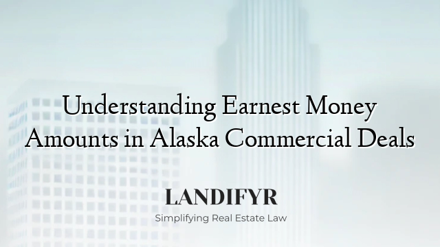 Understanding Earnest Money Amounts in Alaska Commercial Deals