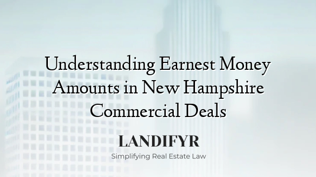 Understanding Earnest Money Amounts in New Hampshire Commercial Deals