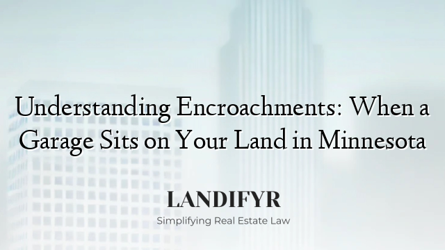 Understanding Encroachments: When a Garage Sits on Your Land in Minnesota
