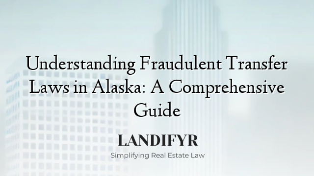 Understanding Fraudulent Transfer Laws in Alaska: A Comprehensive Guide