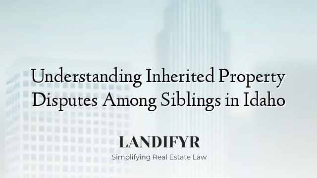 Understanding Inherited Property Disputes Among Siblings in Idaho