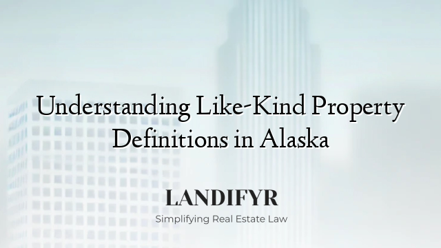 Understanding Like-Kind Property Definitions in Alaska