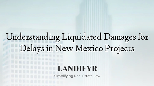 Understanding Liquidated Damages for Delays in New Mexico Projects