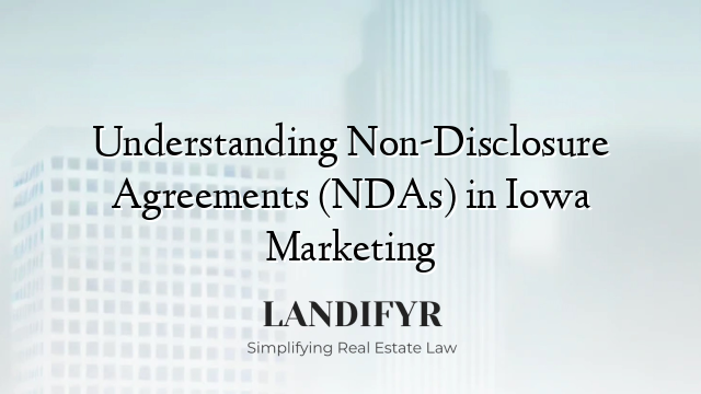 Understanding Non-Disclosure Agreements (NDAs) in Iowa Marketing