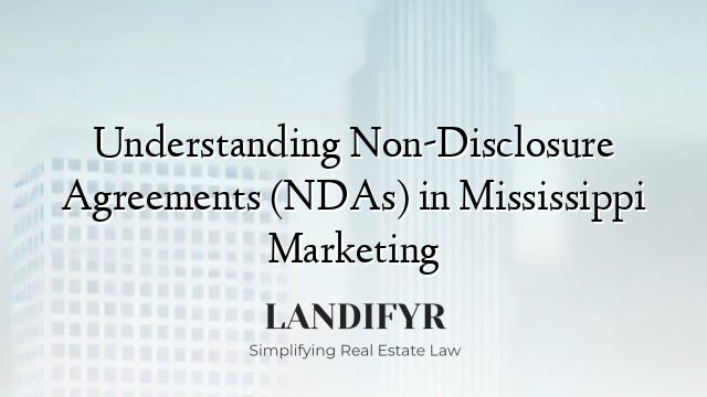 Understanding Non-Disclosure Agreements (NDAs) in Mississippi Marketing