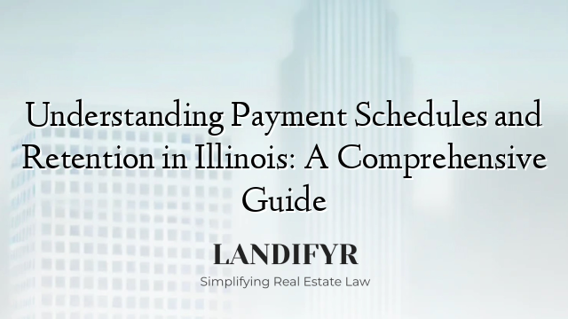 Understanding Payment Schedules and Retention in Illinois: A Comprehensive Guide