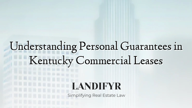 Understanding Personal Guarantees in Kentucky Commercial Leases