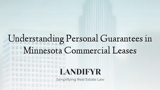 Understanding Personal Guarantees in Minnesota Commercial Leases