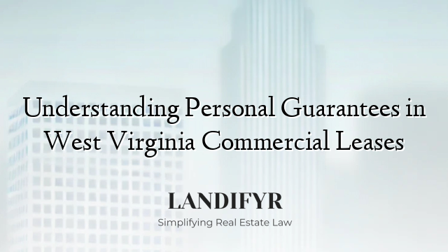 Understanding Personal Guarantees in West Virginia Commercial Leases