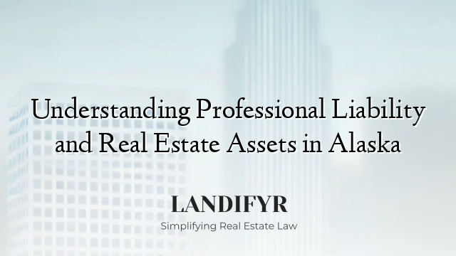 Understanding Professional Liability and Real Estate Assets in Alaska