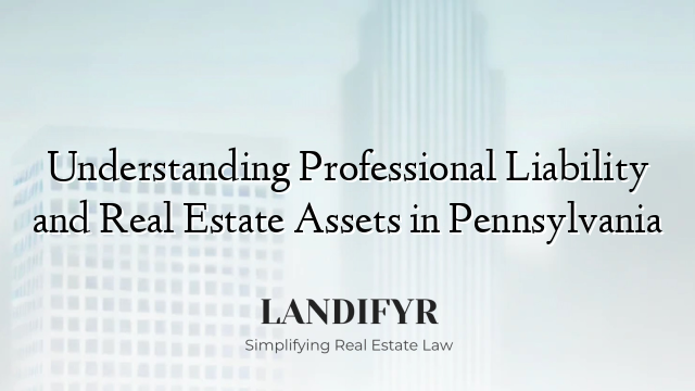 Understanding Professional Liability and Real Estate Assets in Pennsylvania
