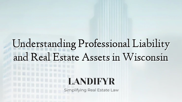Understanding Professional Liability and Real Estate Assets in Wisconsin