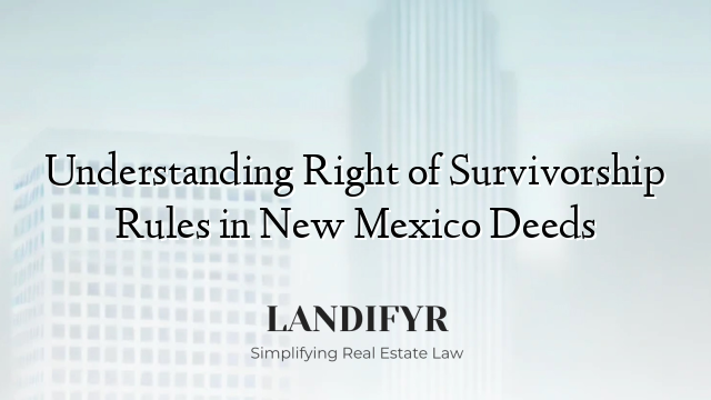 Understanding Right of Survivorship Rules in New Mexico Deeds