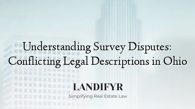 Understanding Survey Disputes: Conflicting Legal Descriptions in Ohio