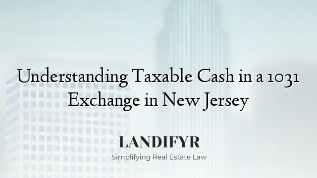 Understanding Taxable Cash in a 1031 Exchange in New Jersey