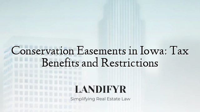 Conservation Easements in Iowa: Tax Benefits and Restrictions