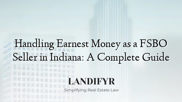 Handling Earnest Money as a FSBO Seller in Indiana: A Complete Guide