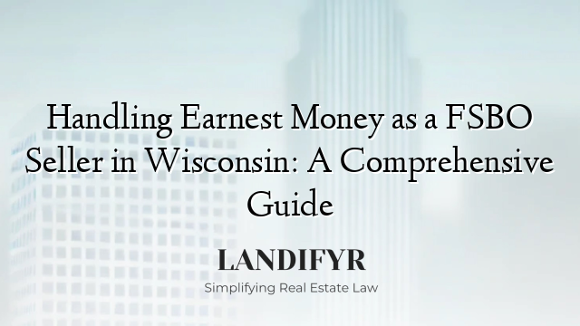 Handling Earnest Money as a FSBO Seller in Wisconsin: A Comprehensive Guide