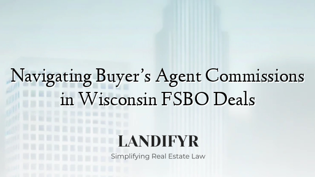 Navigating Buyer’s Agent Commissions in Wisconsin FSBO Deals