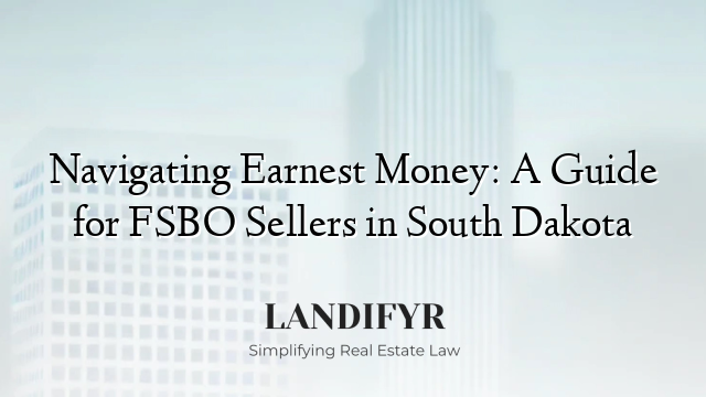 Navigating Earnest Money: A Guide for FSBO Sellers in South Dakota