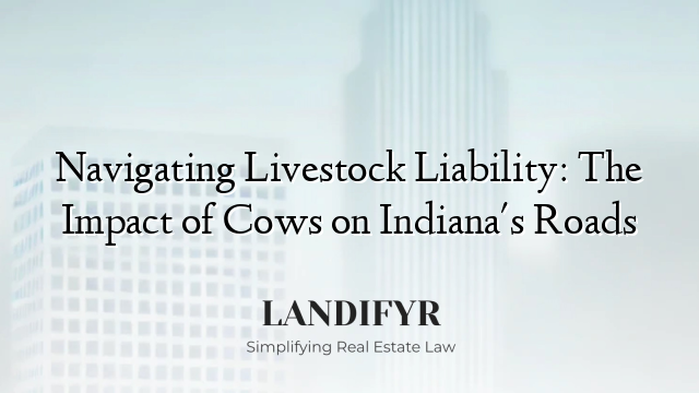 Navigating Livestock Liability: The Impact of Cows on Indiana's Roads