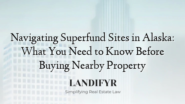 Navigating Superfund Sites in Alaska: What You Need to Know Before Buying Nearby Property