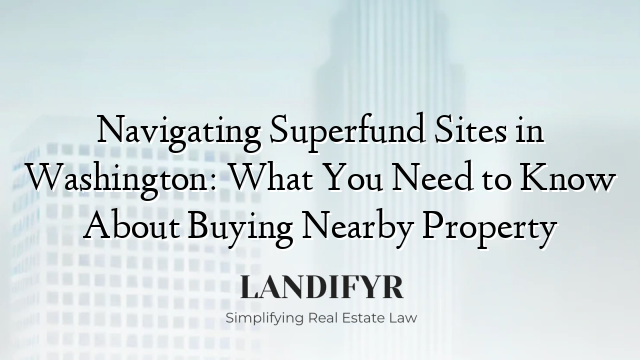 Navigating Superfund Sites in Washington: What You Need to Know About Buying Nearby Property
