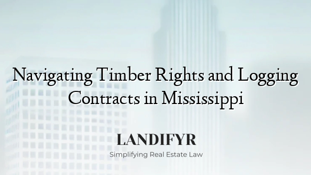 Navigating Timber Rights and Logging Contracts in Mississippi