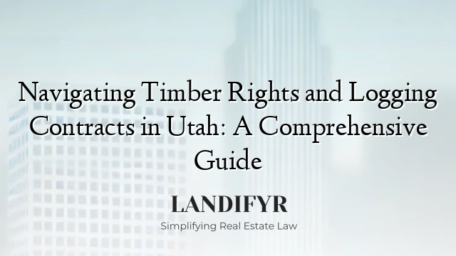 Navigating Timber Rights and Logging Contracts in Utah: A Comprehensive Guide
