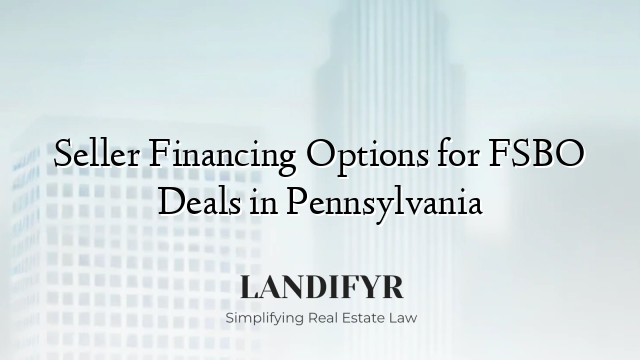 Seller Financing Options for FSBO Deals in Pennsylvania