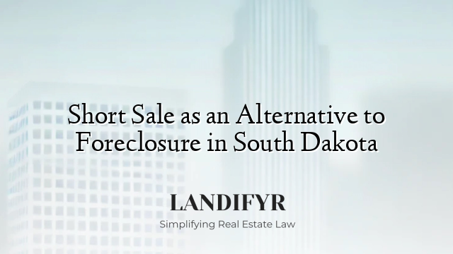 Short Sale as an Alternative to Foreclosure in South Dakota