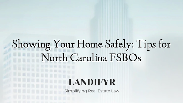 Showing Your Home Safely: Tips for North Carolina FSBOs
