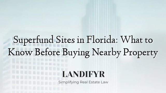 Superfund Sites in Florida: What to Know Before Buying Nearby Property