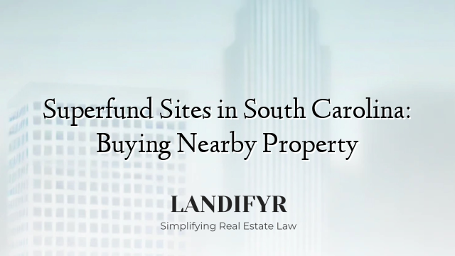 Superfund Sites in South Carolina: Buying Nearby Property