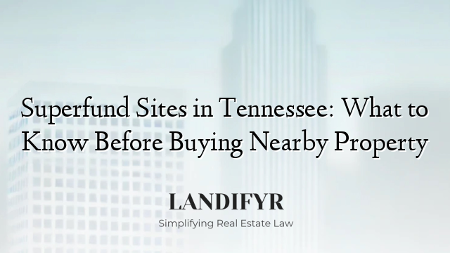 Superfund Sites in Tennessee: What to Know Before Buying Nearby Property