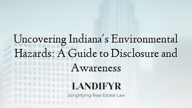 Uncovering Indiana's Environmental Hazards: A Guide to Disclosure and Awareness