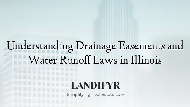 Understanding Drainage Easements and Water Runoff Laws in Illinois