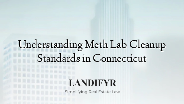 Understanding Meth Lab Cleanup Standards in Connecticut