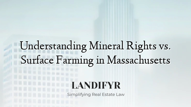 Understanding Mineral Rights vs. Surface Farming in Massachusetts