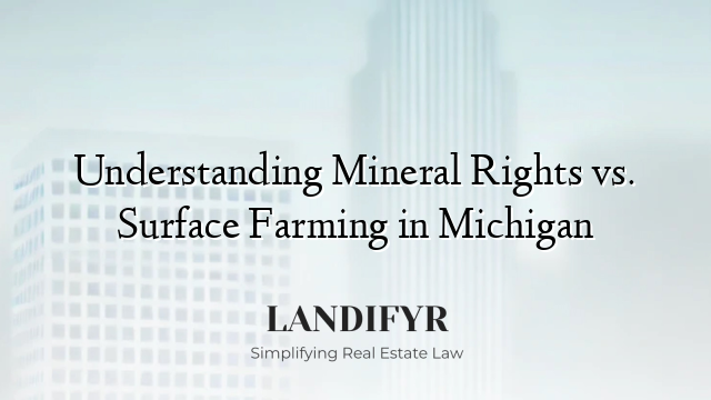 Understanding Mineral Rights vs. Surface Farming in Michigan