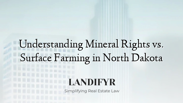 Understanding Mineral Rights vs. Surface Farming in North Dakota