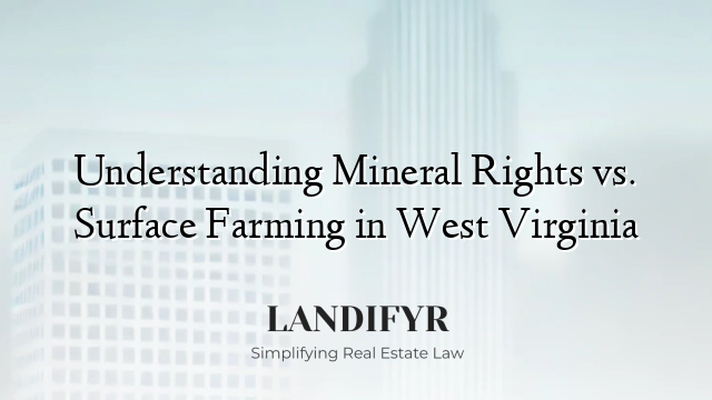 Understanding Mineral Rights vs. Surface Farming in West Virginia